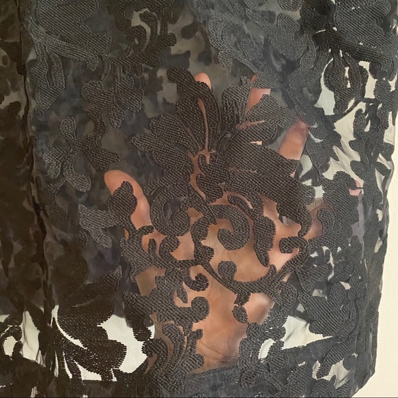 Banana Republic Sheer Lace Sleeveless Crop Top - Picture 6 of 8